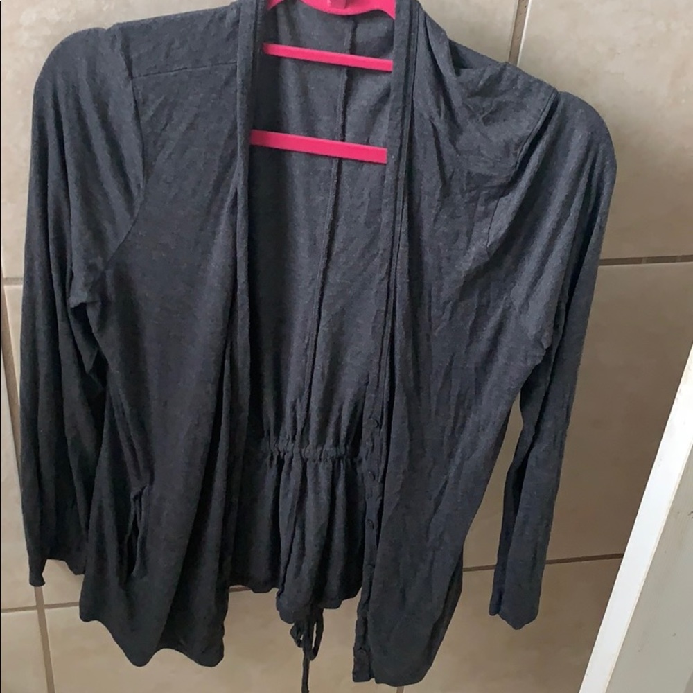 Dark grey cardigan